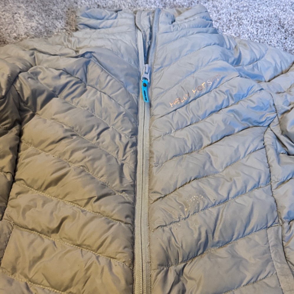 Helly Hansen Light Gray Quilted Jacket